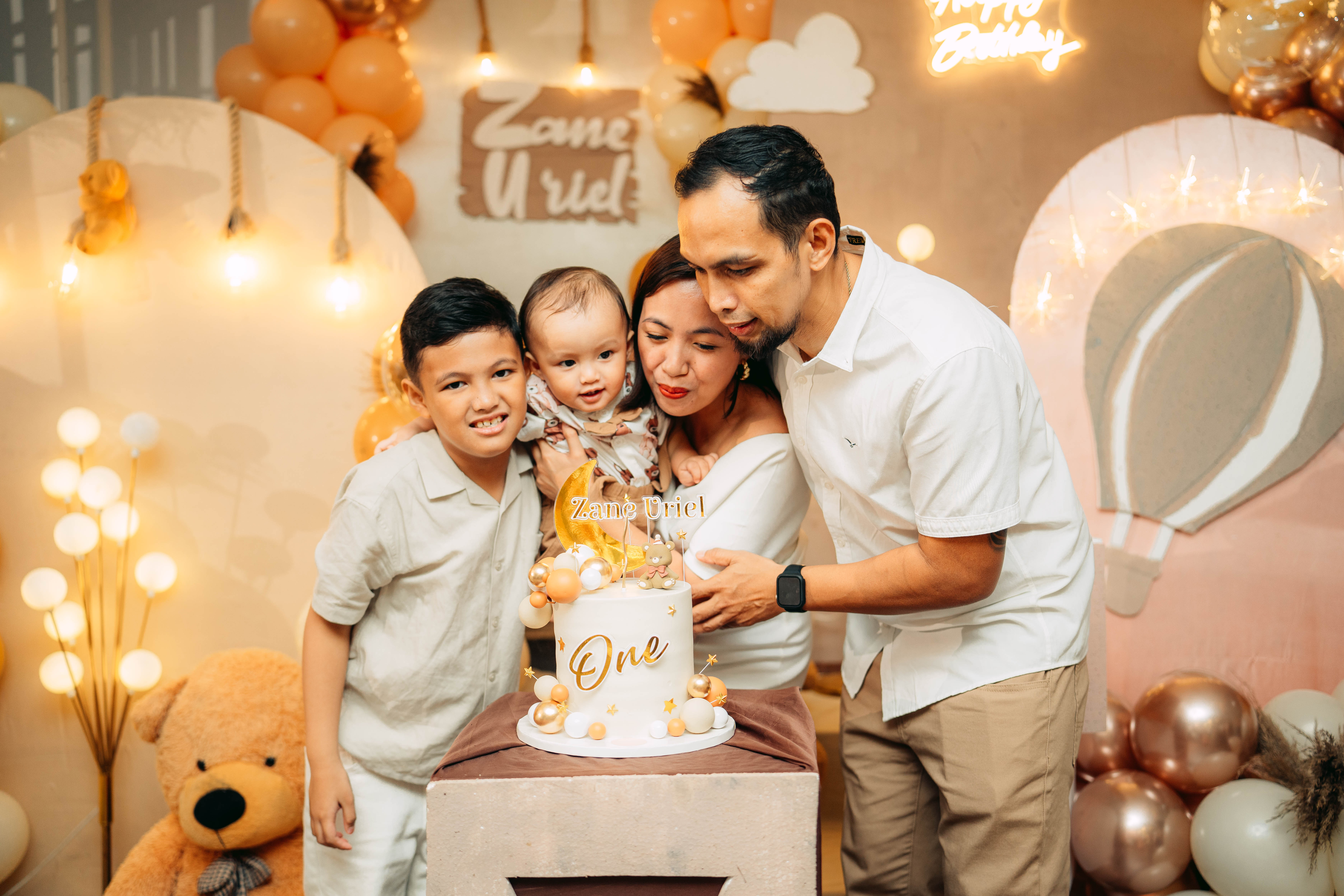 Party atmosphere — lights and celebration